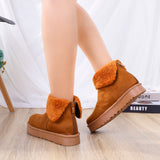 Ankle Boot Flat Suede With Zipper Elegant Z-9