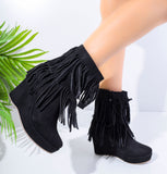 BOOT Mid HEELS SUEDE - BW-12