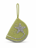 Handbags raffia With a sparkling star and pearl details ZK-1