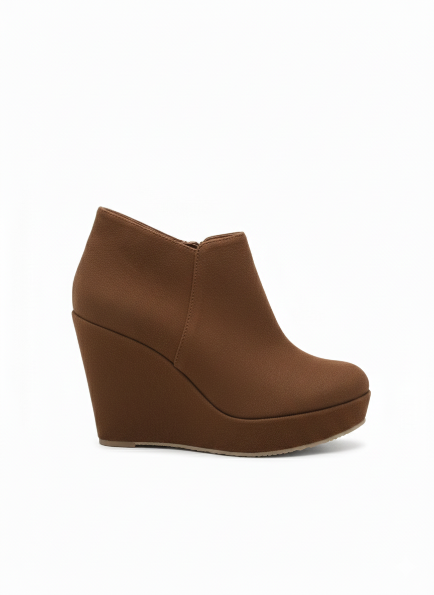 Suede Heel Boot BW-10