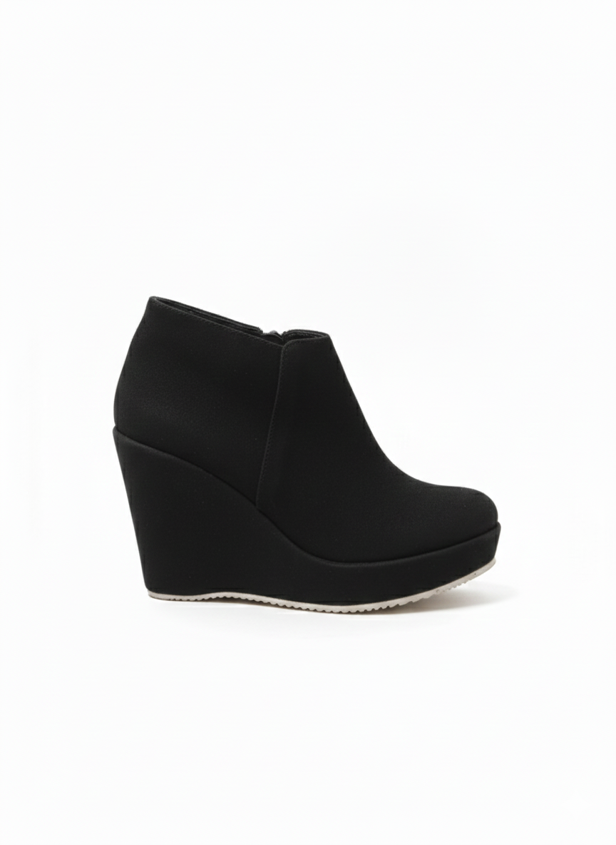 Suede Heel Boot BW-10