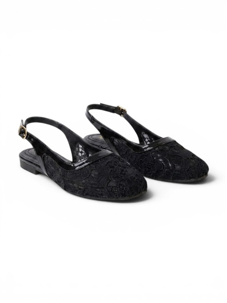 Ballerina Flat Dentelle With Buckle BF-809