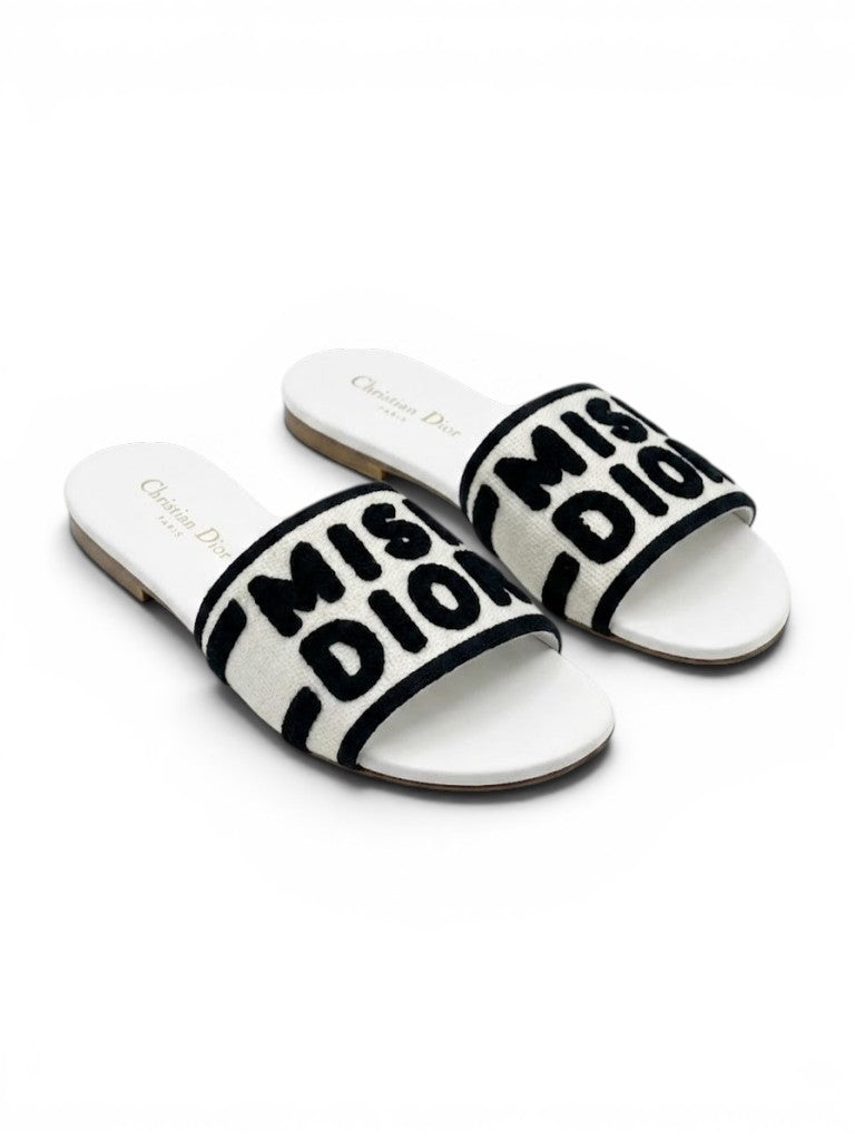 Slipper Flat Fabric With Print SL-217