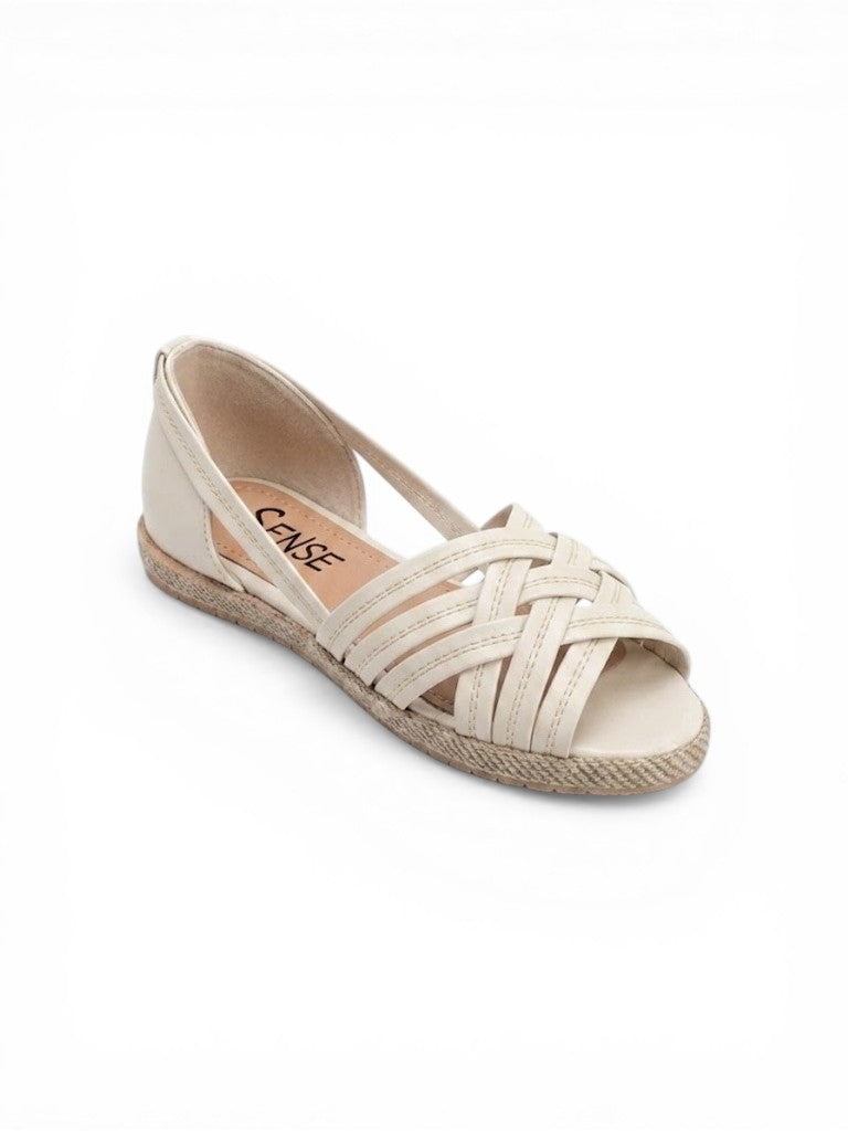 Sandal Flat Leather With Straps SF-57