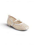 Ballerina flat Leather Tulle BF-810