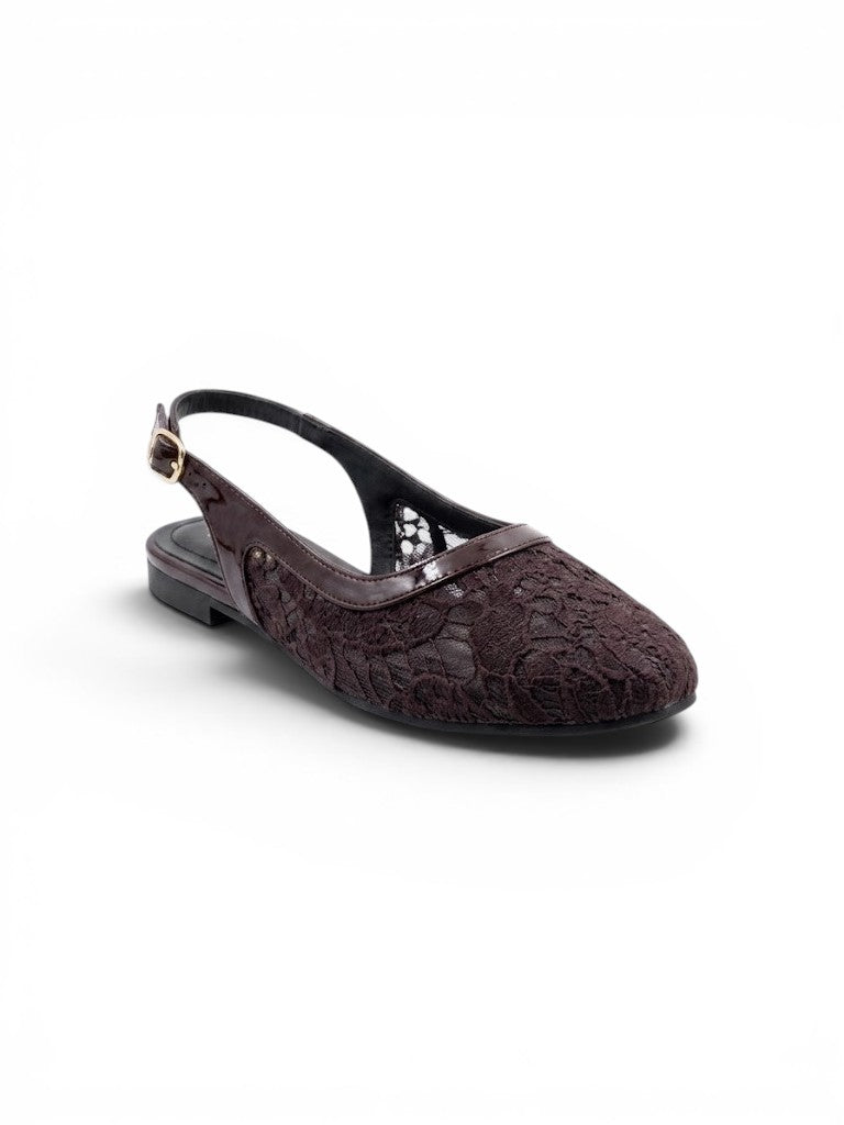 Ballerina Flat Dentelle With Buckle BF-809