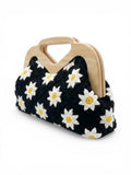 Handbag Wood And Fabric ZS-14