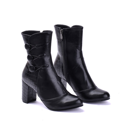 BOOT HEELS LEATHER  -R-3