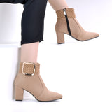 BOOT HEELS Suede R-7
