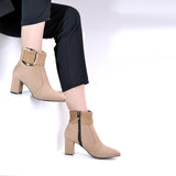 BOOT HEELS Suede R-7