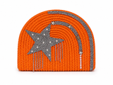 Handbags raffia With a sparkling star and pearl details ZK-1