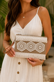 Handbags clutch Decorated with crochet ZT-4