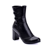 BOOT HEELS LEATHER  -R-3