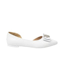 Ballerina Flat Leather With Bow Elegant BN-520