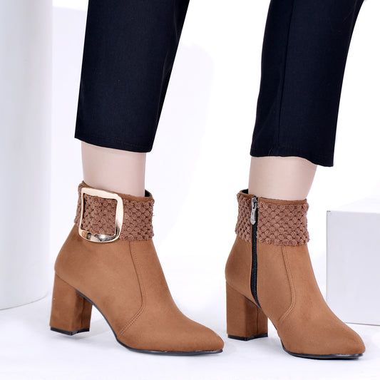 BOOT HEELS Suede R-7