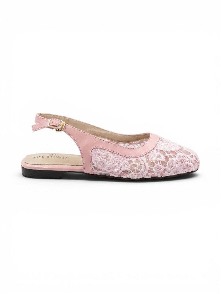 Ballerina Flat Dentelle With Buckle BF-809