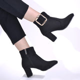 BOOT HEELS Suede R-7