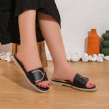 Slipper Flat Leather SL-207