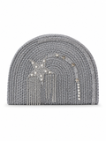 Handbags raffia With a sparkling star and pearl details ZK-1