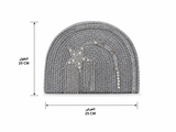Handbags raffia With a sparkling star and pearl details ZK-1