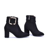 BOOT HEELS Suede R-7