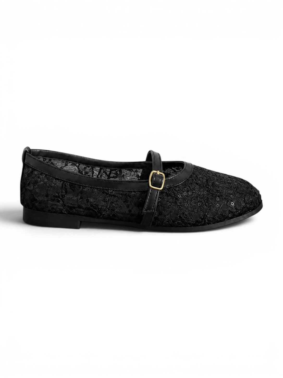 Ballerina flats fabric embroidered BF-811