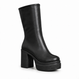 Long Boot High Heel Leather LB-44