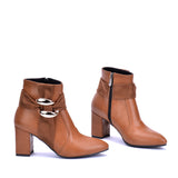 BOOT HEELS LEATHER  -R-4