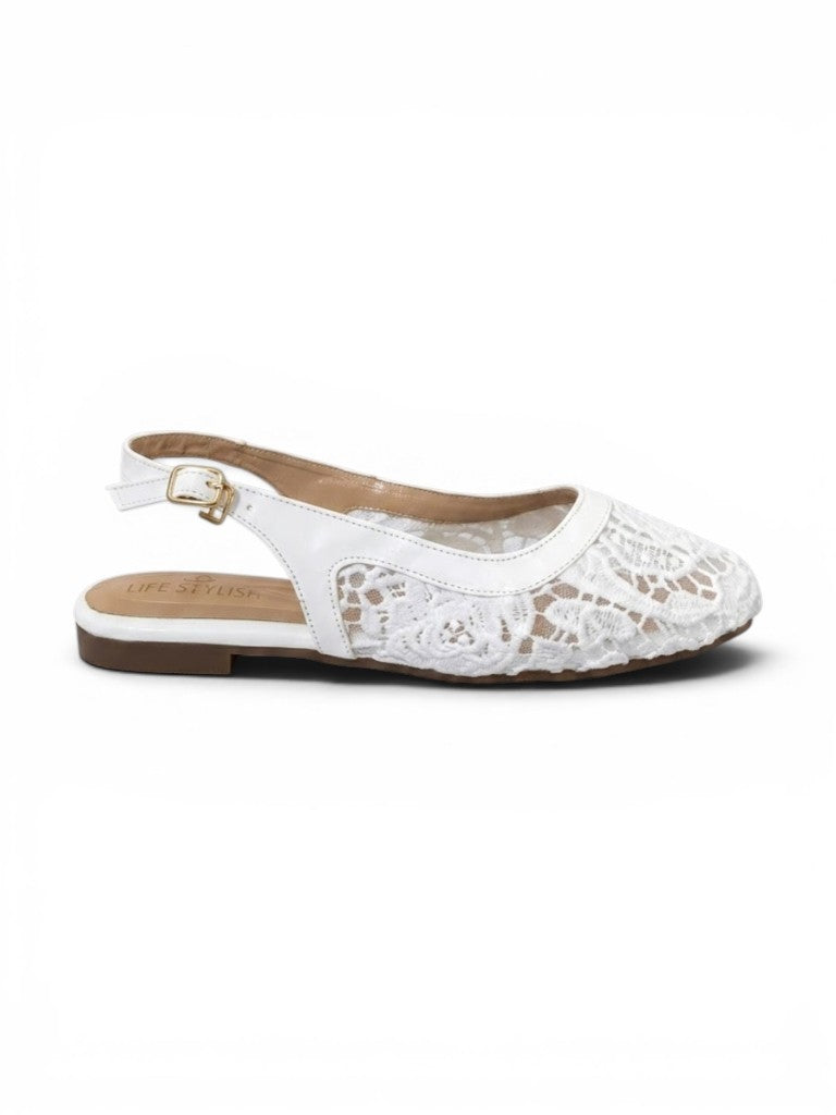 Ballerina Flat Dentelle With Buckle BF-809