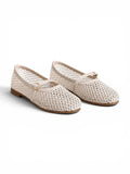 Ballerina flat Leather mesh BF-812