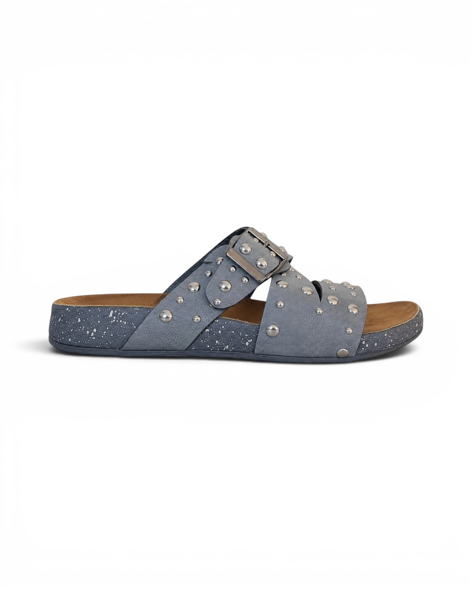 Slippers Fabric Flat With Buckle SL-219