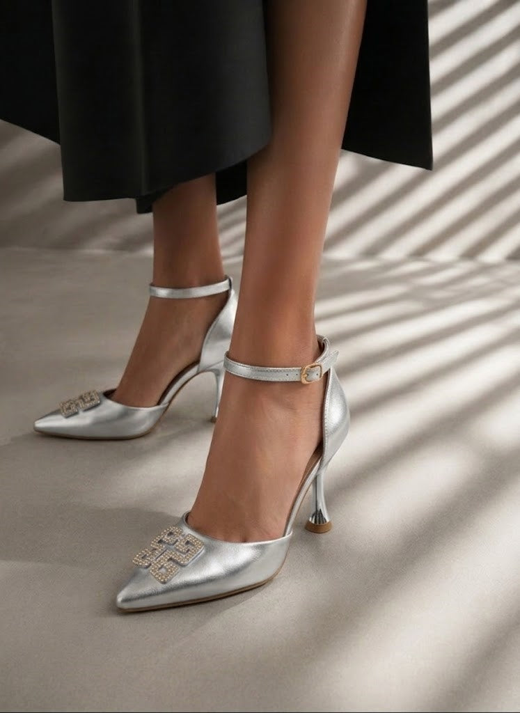 Shoes Heels Leather Classic F-619