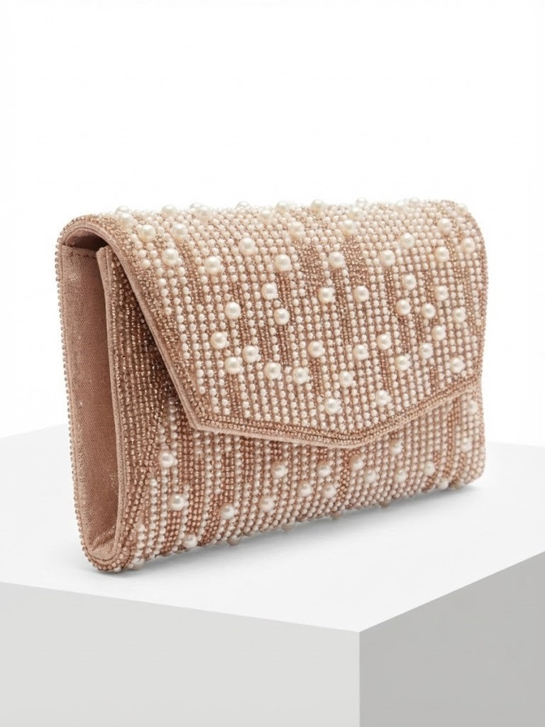Crossbody evening bag With sparkling stones and beads ZS-7