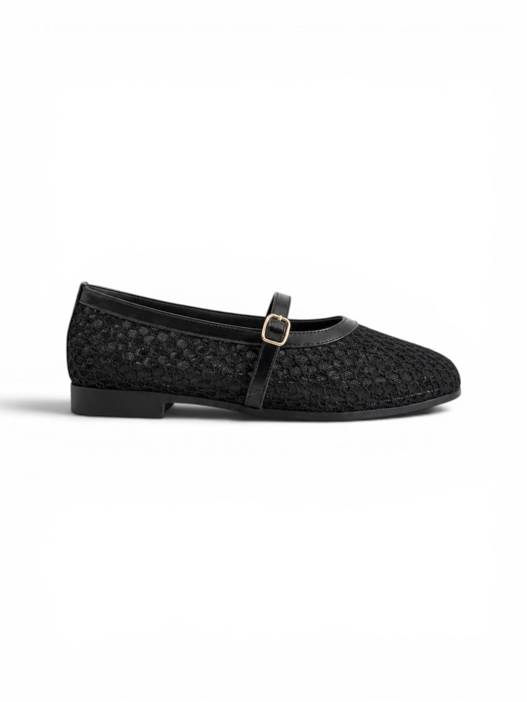 Ballerina flat Leather mesh BF-812