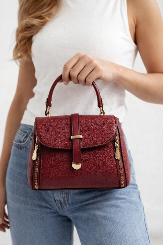 Cross Bag Leather with a belt ZC-6