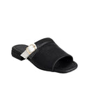 Slippers Leather Elegant With Buckle - SL-218