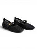 Ballerina flat Leather Tulle BF-810