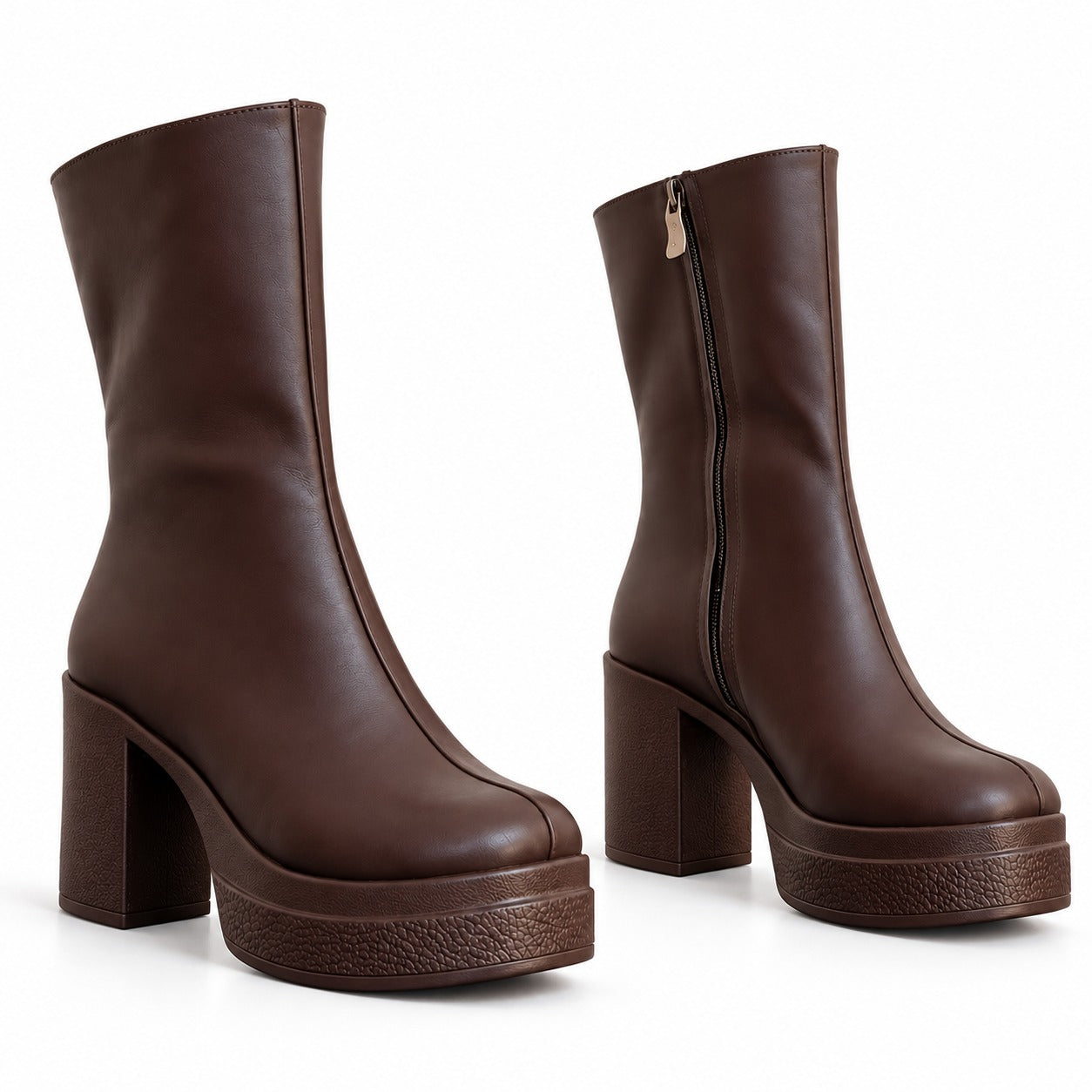 Long Boot High Heel Leather LB-44