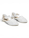 Sandals Flat Burlap And Leather With Buckle SF-59
