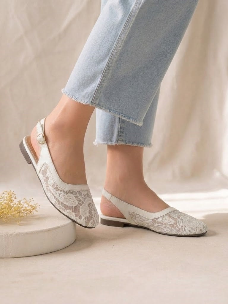 Ballerina Flat Dentelle With Buckle BF-809