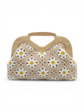 Handbag Wood And Fabric ZS-14