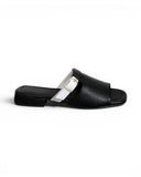 Slippers Leather Elegant With Buckle - SL-218