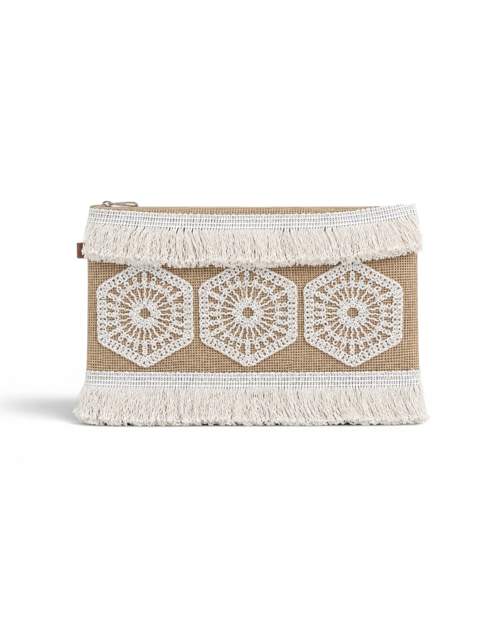 Handbags clutch Decorated with crochet ZT-4