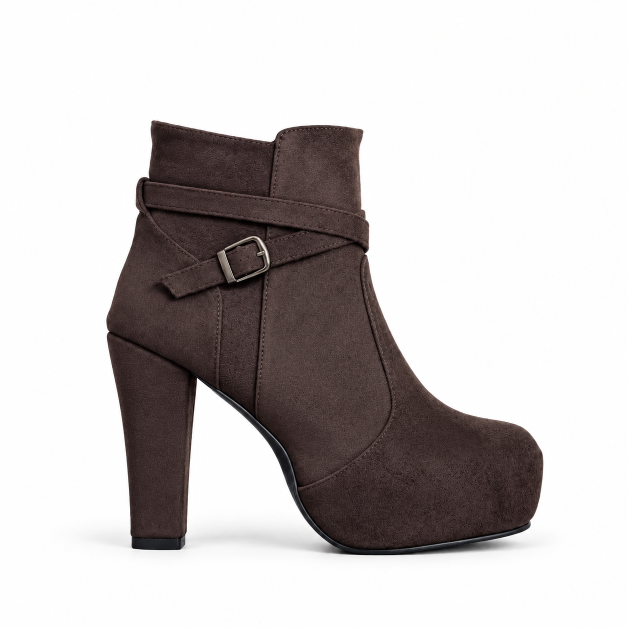 Ankle Boot Suede High Heel Distinctive design R-28