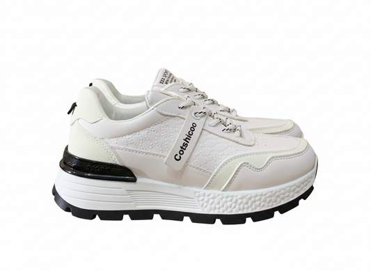 Sneakers Flat Leather Stylish KO-106