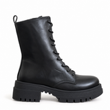 Women’s Lace-Up Block Heel Boots E-112