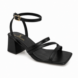 Sandal Heels Leather Unique With Buckle SN-822