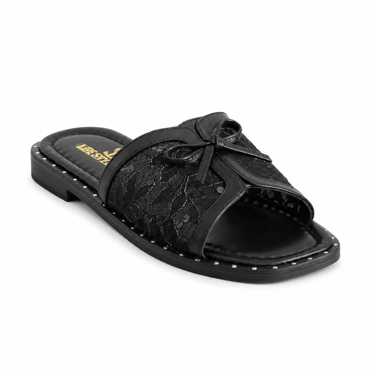 Slippers Flat cheongsam Mesh with bow SL-261