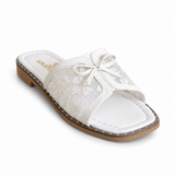 Slippers Flat cheongsam Mesh with bow SL-261