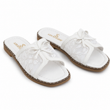Slippers Flat cheongsam Mesh with bow SL-261
